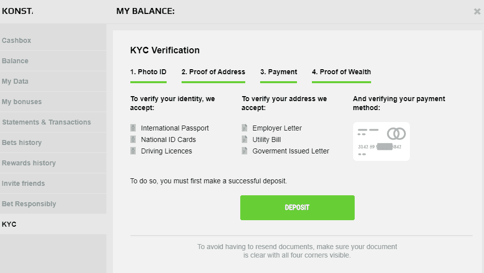 Wie verifiziere ich mein Konto in GG BET